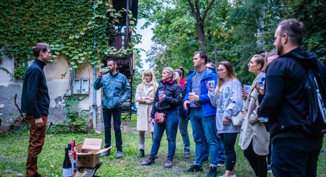 Bortúrák a farkasmályi pincerendszerben